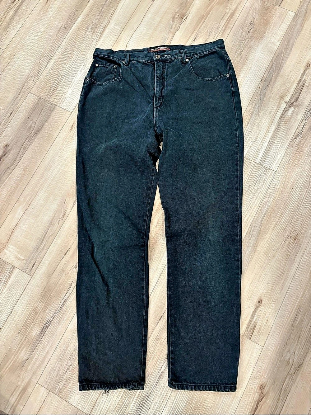 Sergio Valente Straight Leg Jeans in Black